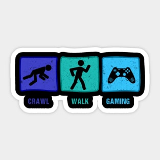 Crawl Walk Gaming - Online Gaming Sticker